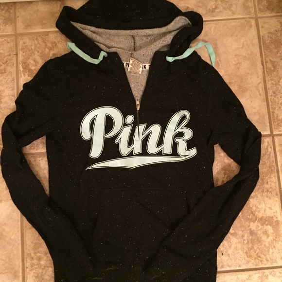 VS PINK QUARTER ZIP - Picture 1 of 1